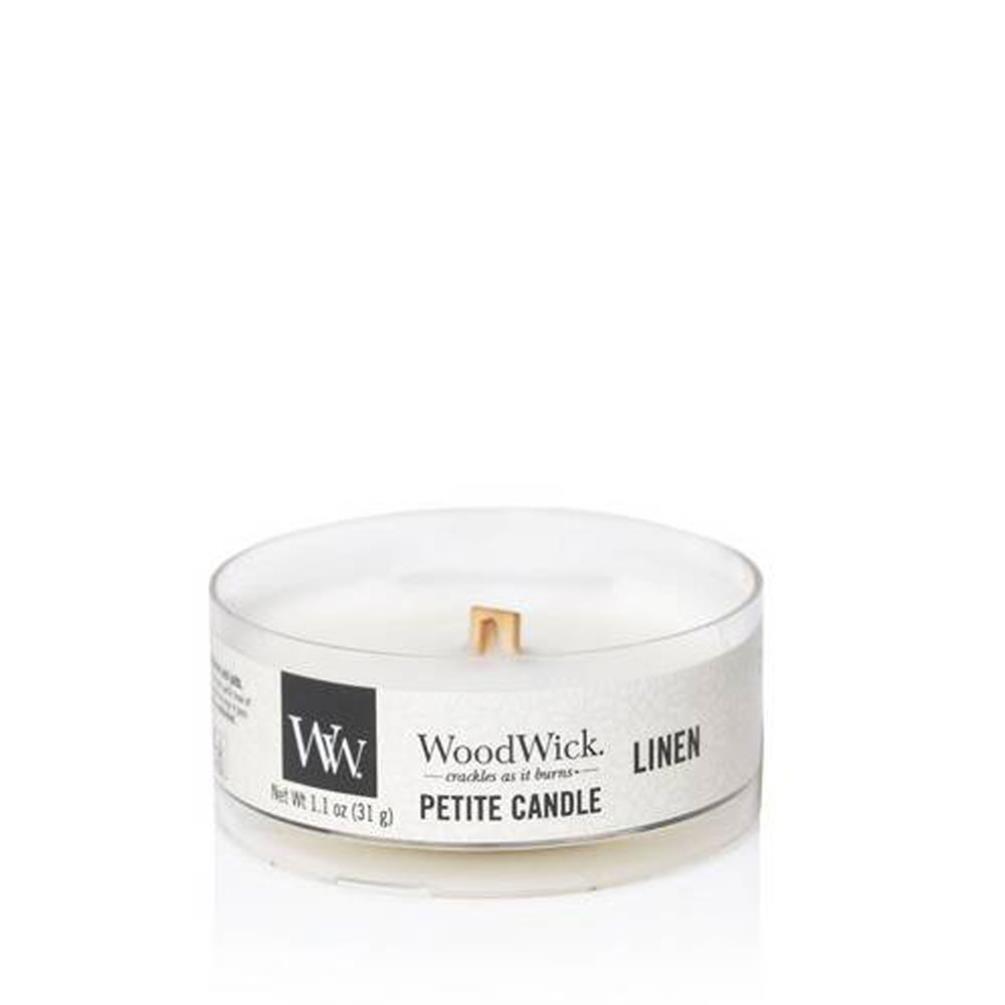 WoodWick Linen Petite Candle £2.39
